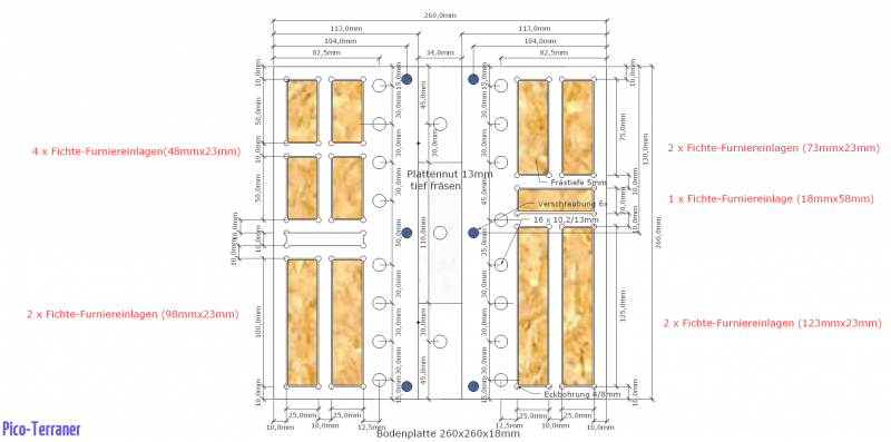 45-RTFP-Ständer-Bodenplatte