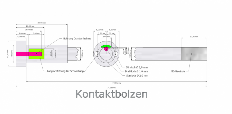 15-Kontaktbolzen-M5