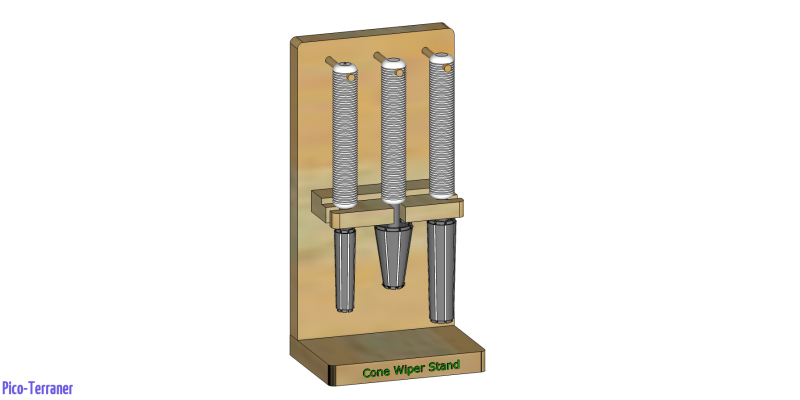 23 Cone Wiper Stand